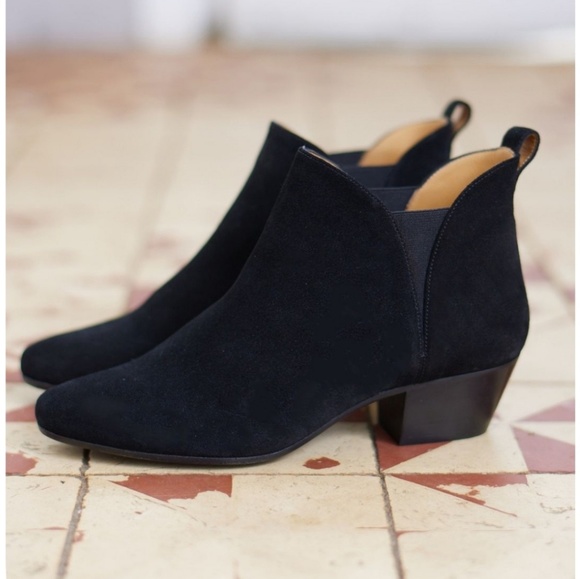 Sezane Black Suede Andy Boots - size 9 (40) - Picture 2 of 14